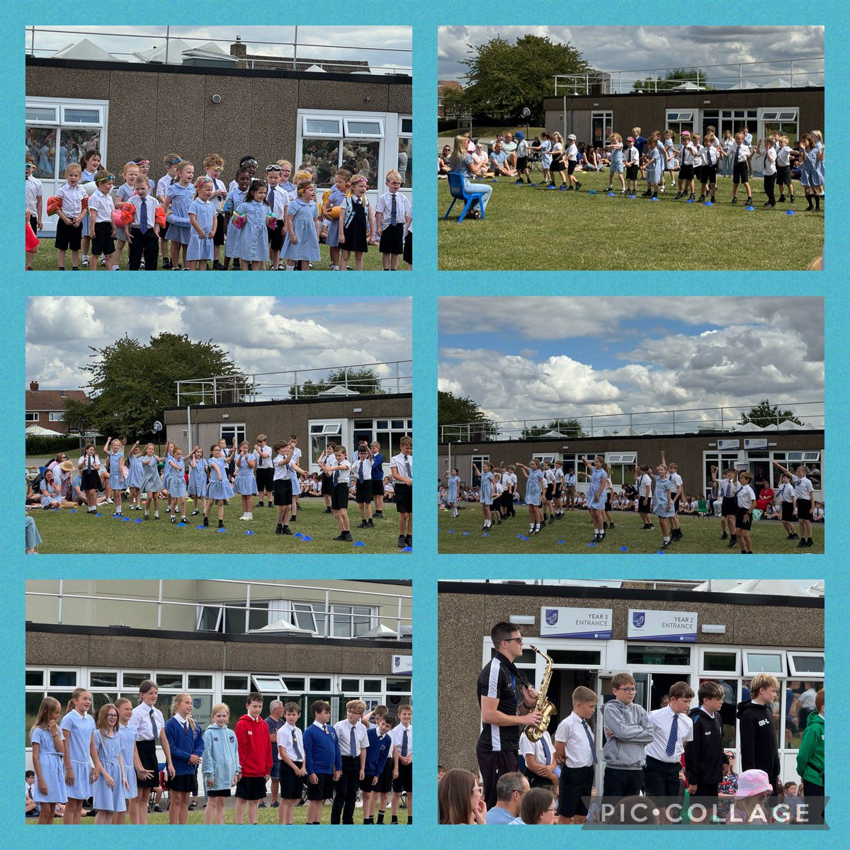On Wednesday afternoon, we hosted our Whole School Summer Music Concert out on the school field. Each class performed a song and the event finished with a surprise staff dance performance, which was met with lots of laughter and applause! A lovely musical afternoon!