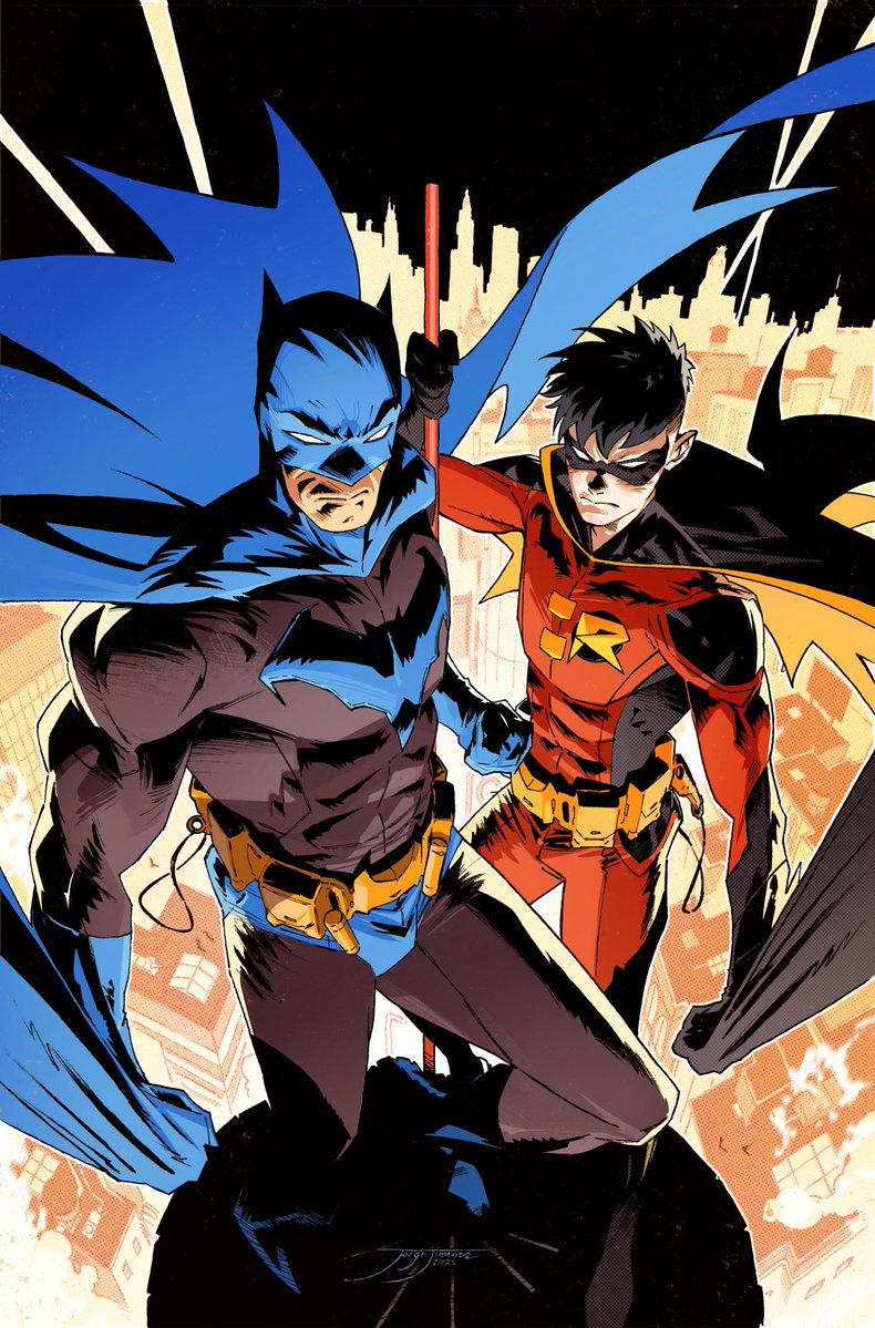 JorgeJimenezArt's tweet image. Batman #2 Cover, and yes! Red is back in our Tim 🟥🦇🟨 #batman #2 #mattfraction #robin