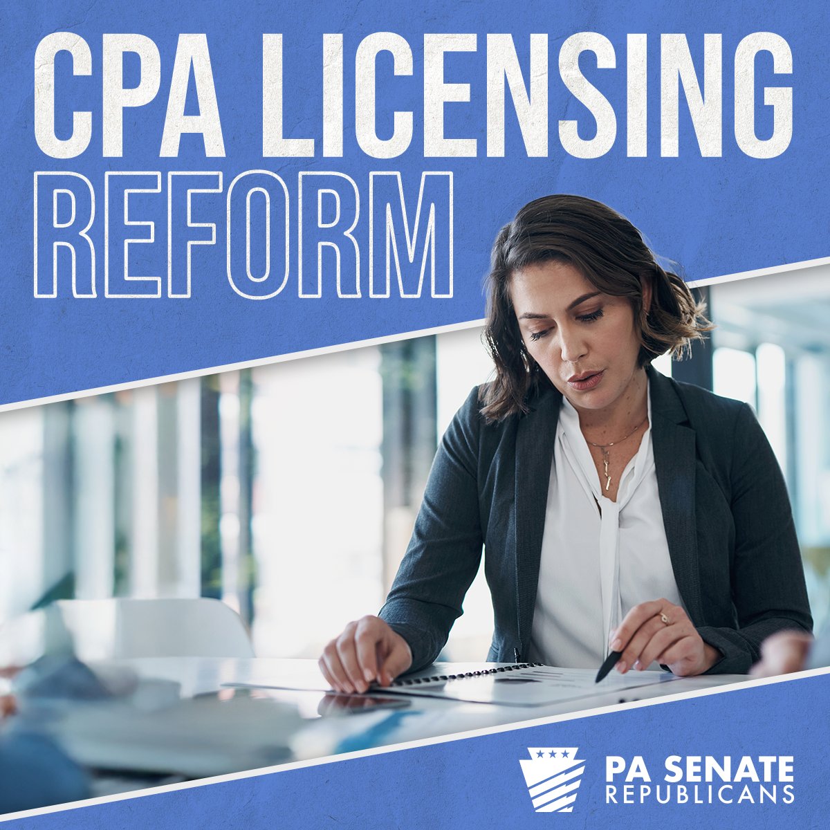 SenatorKimWard's tweet image. PA has a shortage of Certified Public Accountants, so we passed a new law providing an alternative pathway to CPA licensure.
It reduces financial and time burdens on aspiring accountants while maintaining standards.
🔗Read more: bit.ly/4nN5P31