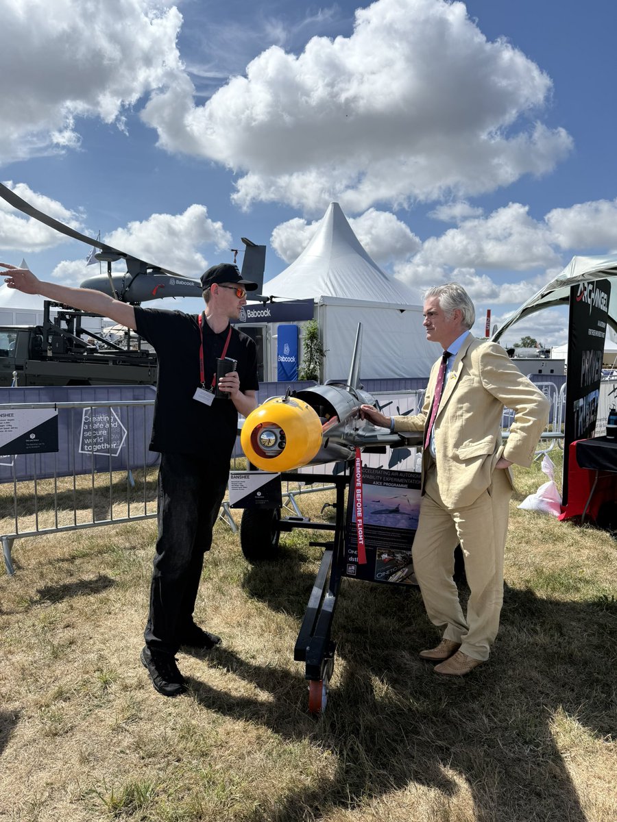 jcartlidgemp's tweet image. A particular highlight of @airtattoo was seeing so many stands showcasing drone tech &amp;amp; autonomous capabilities.