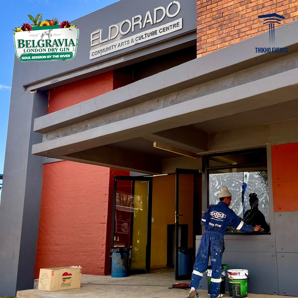 ThikhoEventsZA_'s tweet image. ✊🏾 In the spirit of #MandelaDay, Belgravia Soul Session By The River & Thikho Events joined hands with The Emfuleni Local Municipality to honour 67 minutes through community upliftment at the Eldorado Community Arts & Culture Centre. Together, we created a space of hope,…