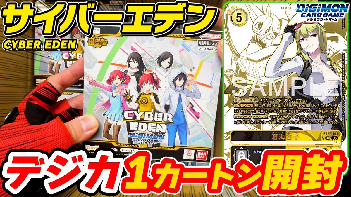 CYBER EDEN サイバーエデン1カートン未開封デジカ