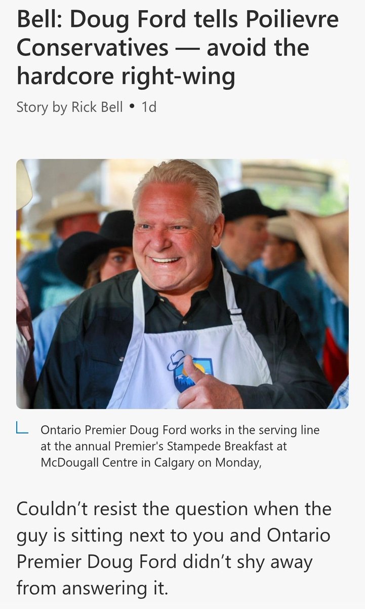 ShaunRickard67's tweet image. Looks like the traitorous 'Conservalib' and lying tub of lard, @fordnation is starting his run for the Conservative leadership.
Full story: msn.com/en-ca/news/can…