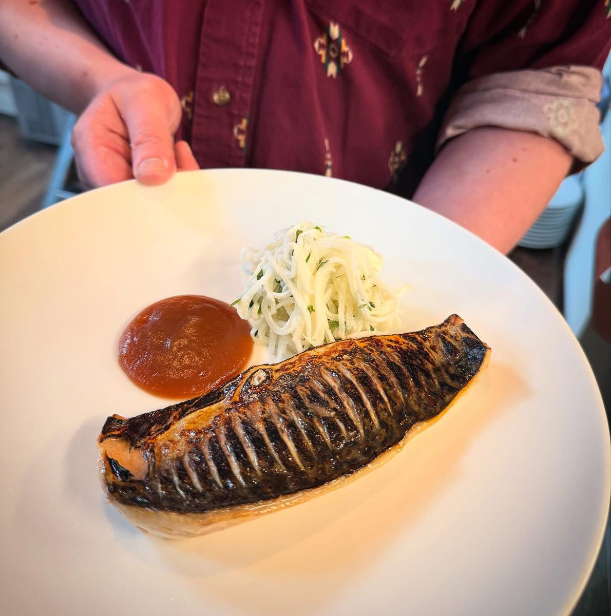 Happy Fish Friday to all that celebrate!
We’ve got two delicious options for you this evening.

Starter - Torched mackerel, kohlrabi remoulade, citrus ponzu, coriander &amp; lime 

Main - Whole plaice meunière, capers, parsley, lemon, brown butter, new potatoes, samphire