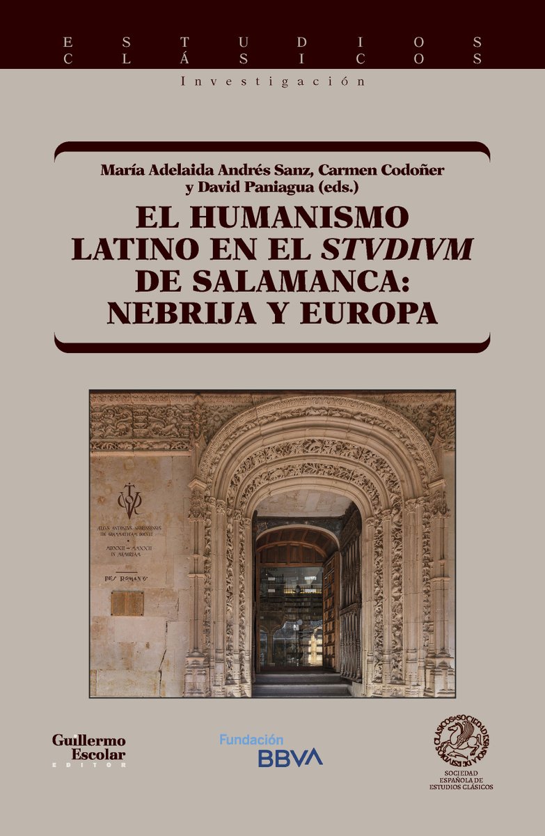 G_Escolar_E's tweet image. En mayo publicábamos este libro sobre Nebrija en el que se estudia la repercusión que tuvieron en su obra sus estancias en Bolonia y Salamanca en el ámbito personal y en el profesional.
📜
"El humanismo latino en el Studium de Salamanca: Nebrija y Europa"
guillermoescolareditor.com/libro/el-human…