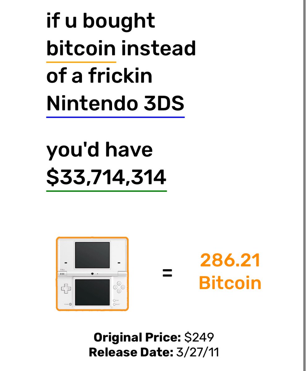 What were you doing in 2011. This guy bought $54k btc instead of a car and just cashed out for nearly 10 figures.