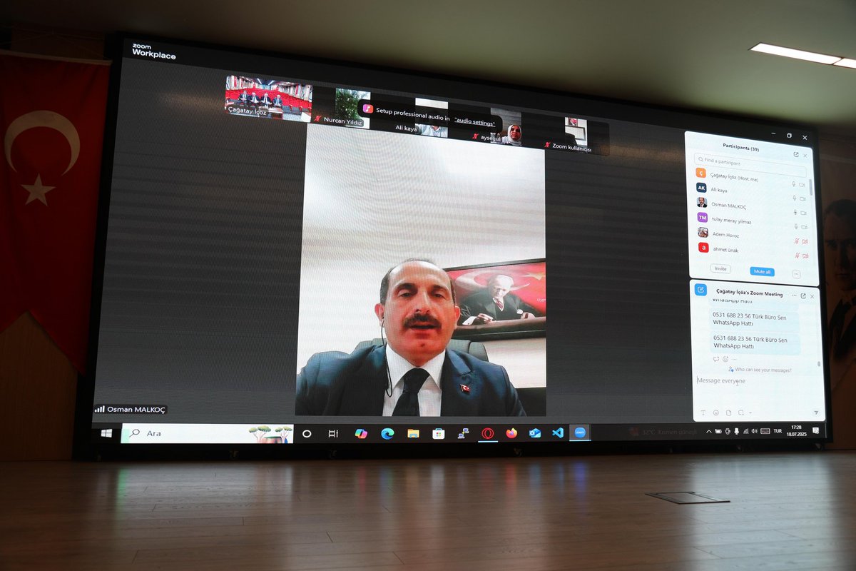 📌  Malmüdürlüklerinin kapatılması sürecinde; Malmüdürlerimizle Zoom üzerinden online toplantı yaparak, onların görüş düşünce ve taleplerini aldık, çalışmalarımızı paylaştık.

📌 Gerek kamunun gerekse Hazine ve Maliye Bakanlığının taşradaki liyakatlı kadroları olan malmüdürü,