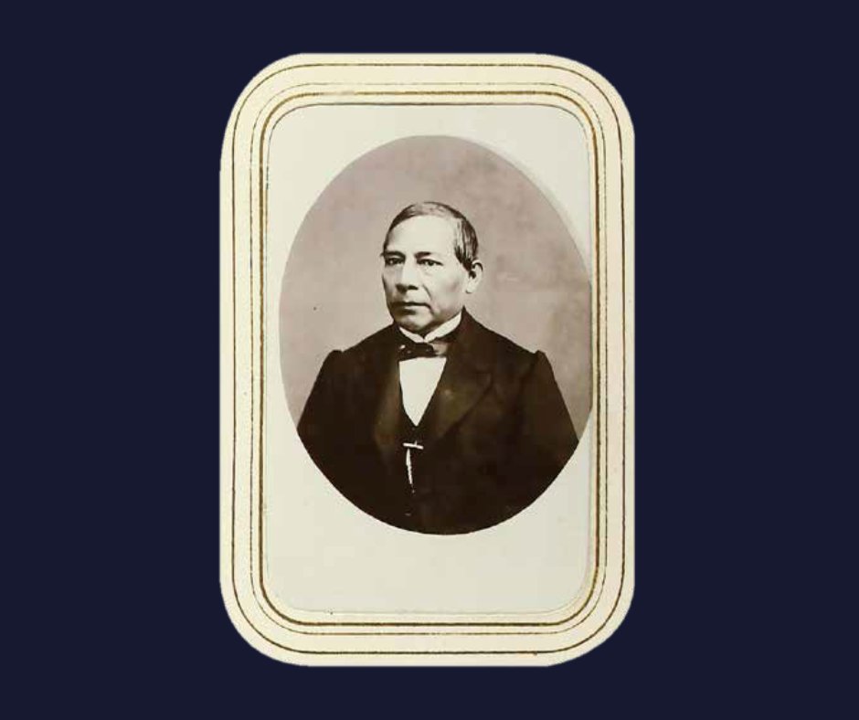 #UnDíaComoHoy de 1872 falleció Benito Juárez. Recordamos su legado con esta fotografía, parte del Fondo #GuillermoTovarDeTeresa