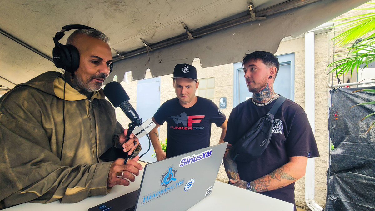 KillstreakUS's tweet image. Catch us being interviewed by the man himself Jose Mangin on SiriusXM Liquid Metal today at 5:39pm Eastern 🤘🏻