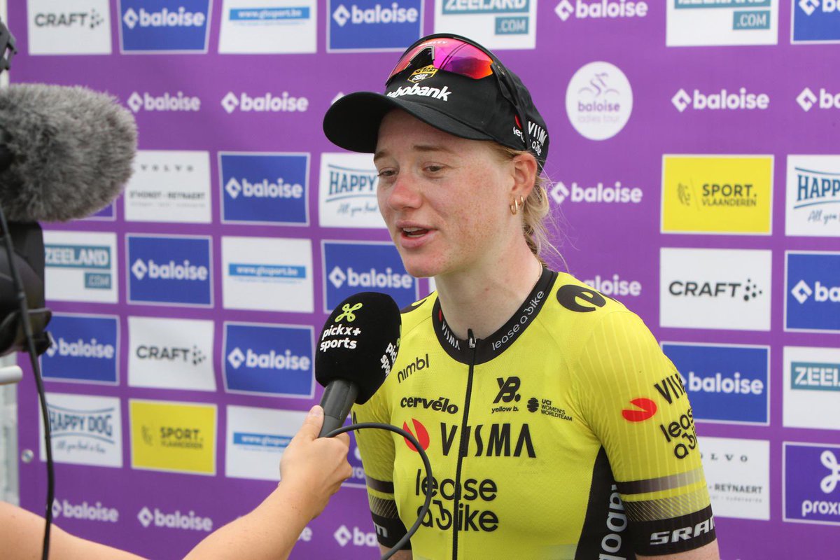 🚴‍♀️ Baloise-ritwinnares Nienke Veenhoven dit jaar aan de start van de Gouden Pijl! ⭐️
De 21-jarige toprenster won vandaag in de Baloise Ladies Tour en boekte eerder al successen in de UAE Tour, Omloop der Kempen, Trofee Maarten Wynants én het NK (🥉).
#GoudenPijl #Veenhoven