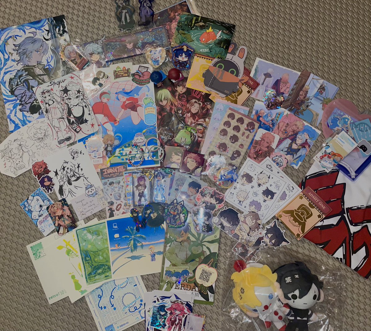 strayuu's tweet image. all the gifts and trades from ax…. u guys are spoiling me so much…. I might cry…… thank you so much ueee😭😭😭😭😭❤️🩹