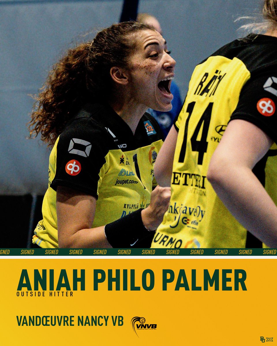 BaylorVBall's tweet image. 🗣️new club for Aniah! The outside hitter is headed to France!
#SicEm🐻🏐 #BearsInThePros