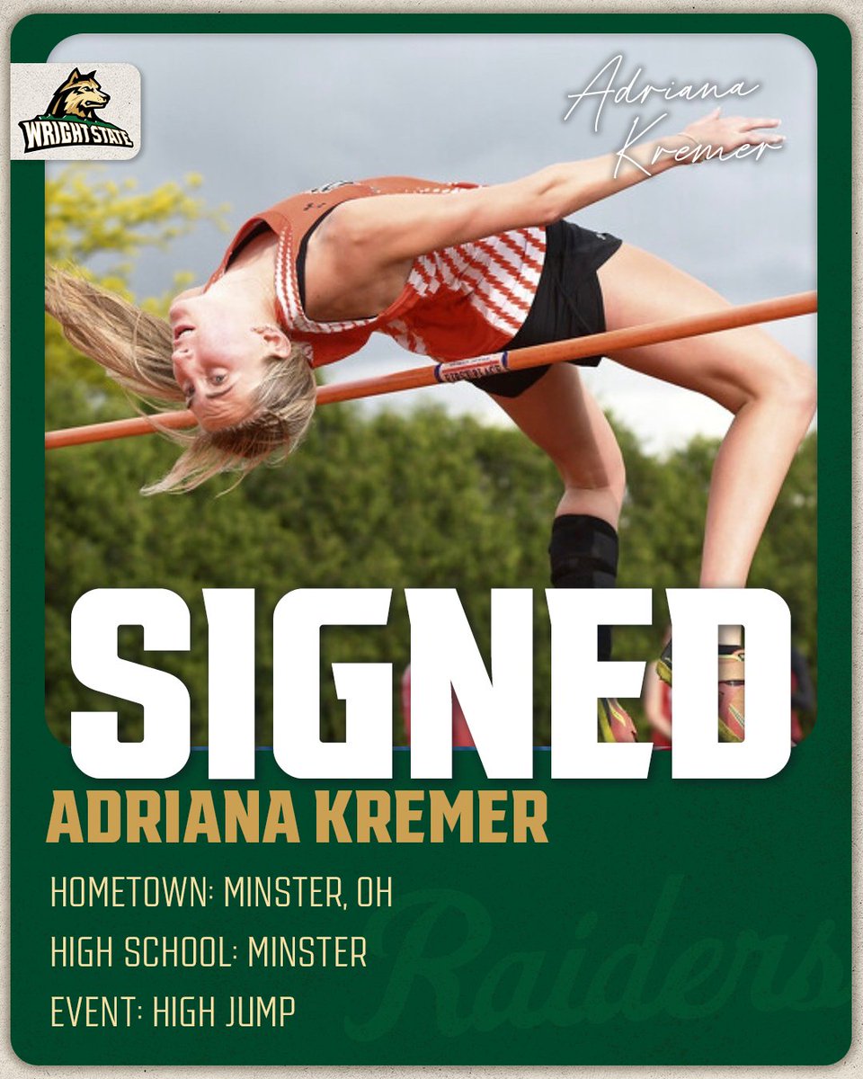 SIGNED ✔️

Let's welcome Adriana Kremer to the #RaiderFamily!