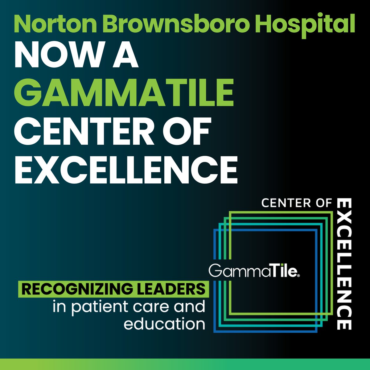 GammaTile by GT Medical Technologies, Inc. (@gammatile) on Twitter photo Norton Brownsboro Hospital (<a href="/Norton_Health/">Norton Healthcare</a>) in Louisville, Kentucky is the newest addition to the GammaTile Center of Excellence program. This recognition acknowledges Norton Brownsboro Hospital for their commitment to improving the lives of patients with operable brain tumors Norton Brownsboro Hospital (<a href="/Norton_Health/">Norton Healthcare</a>) in Louisville, Kentucky is the newest addition to the GammaTile Center of Excellence program. This recognition acknowledges Norton Brownsboro Hospital for their commitment to improving the lives of patients with operable brain tumors