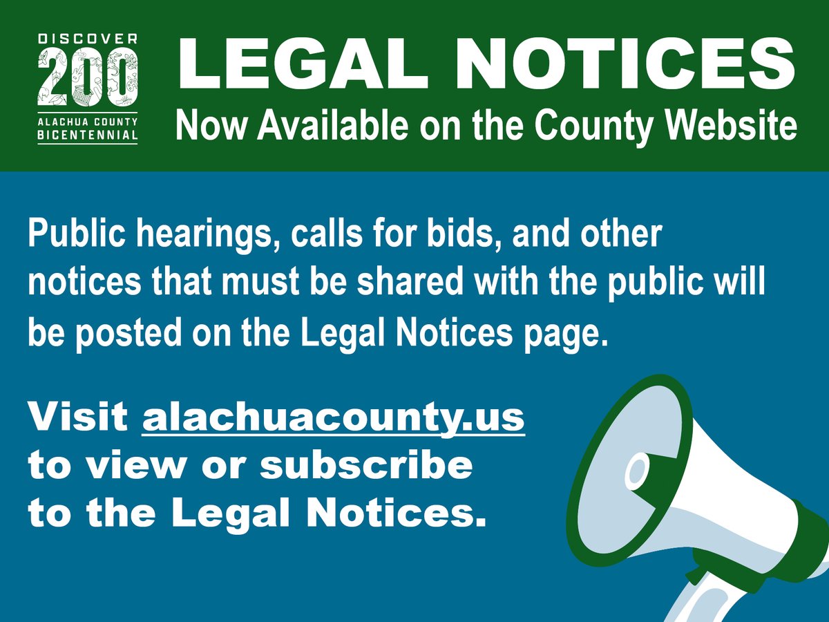 IMPORTANT LEGAL NOTICE: City of High Springs - Public Hearing, Second Reading Ordinance 2025-04
View the complete legal notice: tinyurl.com/ne7bj45p for more details.