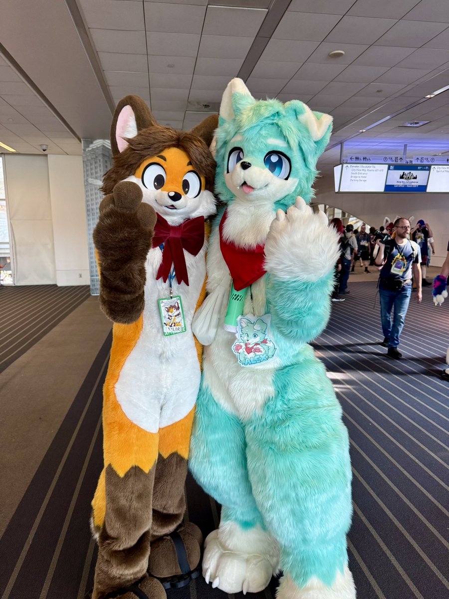 alexboops's tweet image. go away, we’re tired #fursuitfriday