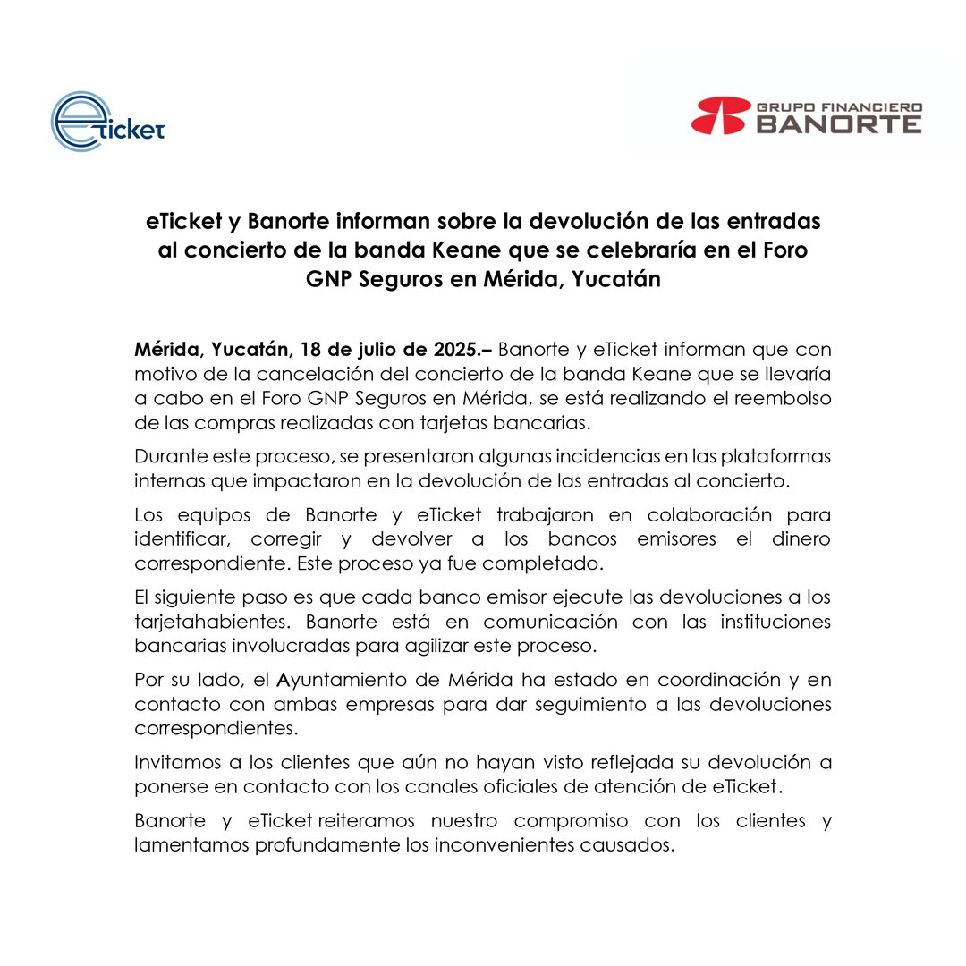 📢 Sabemos que esperas tu reembolso.
El proceso ya fue gestionado con los bancos emisores.
💡 Si aún no lo ves reflejado, es probable que lo recibas en los próximos días.
Gracias por tu paciencia 💙

<a href="/Banorte_mx/">Banorte</a> <a href="/BanorteEscucha/">BANORTE</a> <a href="/GFBanorte_mx/">GFBanorte México</a>
