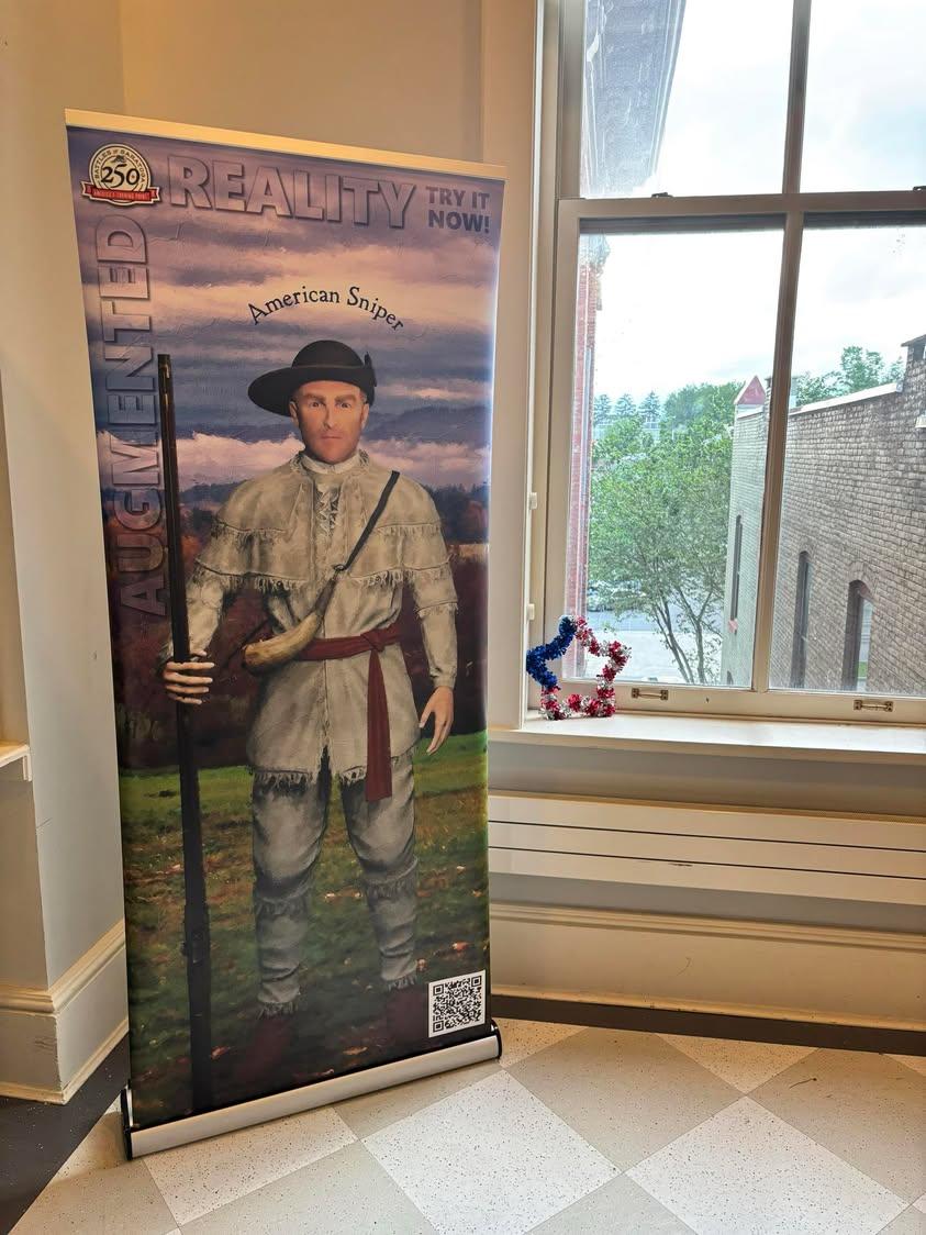 SaratogaATP's tweet image. Big weekend in #Saratoga commemorating America's founding with community partners. Our first edition graphic novel is out, with great author event. Plus, local Home Made Theater 6 show production of classic musical "1776." Love how they're featuring our AR figures from history!