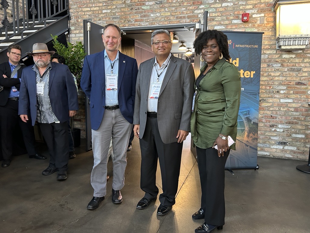MWRDGC's tweet image. MWRD Commissioner Cam Davis took the stage at Infraday Midwest bringing sharp perspective on water quality, sustainability and climate resilience.
@thisisinfraday