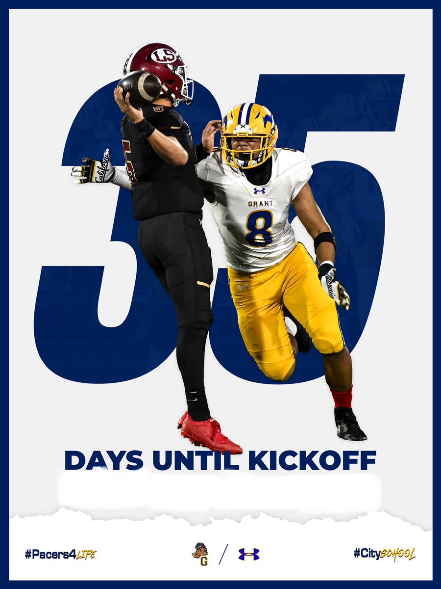GHSpacersFootball (@grant_union) on Twitter photo It’s a Beautiful Friday on this 18th Day in July, at 1400 Grand Ave, and we have 35 Days until “Go Time”! #WeAreGrant #PacerForLife 🔵🟡🐴 <a href="/CReedGHS/">Carl Reed</a> <a href="/CoachLeach3/">CoachLeach</a> <a href="/streetsavvyGMG/">Coach D. Leach (H.U.) 🇺🇸💯</a> <a href="/coachJoJohnson/">Josiah Johnson</a> <a href="/Coach_Ferg7/">Deanthone Ferguson</a> <a href="/MRHAVINGMOTION/">Daniel Blackwell</a> <a href="/C_sh0wtime/">❌.Coach Kinsey.❌</a> It’s a Beautiful Friday on this 18th Day in July, at 1400 Grand Ave, and we have 35 Days until “Go Time”! #WeAreGrant #PacerForLife 🔵🟡🐴 <a href="/CReedGHS/">Carl Reed</a> <a href="/CoachLeach3/">CoachLeach</a> <a href="/streetsavvyGMG/">Coach D. Leach (H.U.) 🇺🇸💯</a> <a href="/coachJoJohnson/">Josiah Johnson</a> <a href="/Coach_Ferg7/">Deanthone Ferguson</a> <a href="/MRHAVINGMOTION/">Daniel Blackwell</a> <a href="/C_sh0wtime/">❌.Coach Kinsey.❌</a>