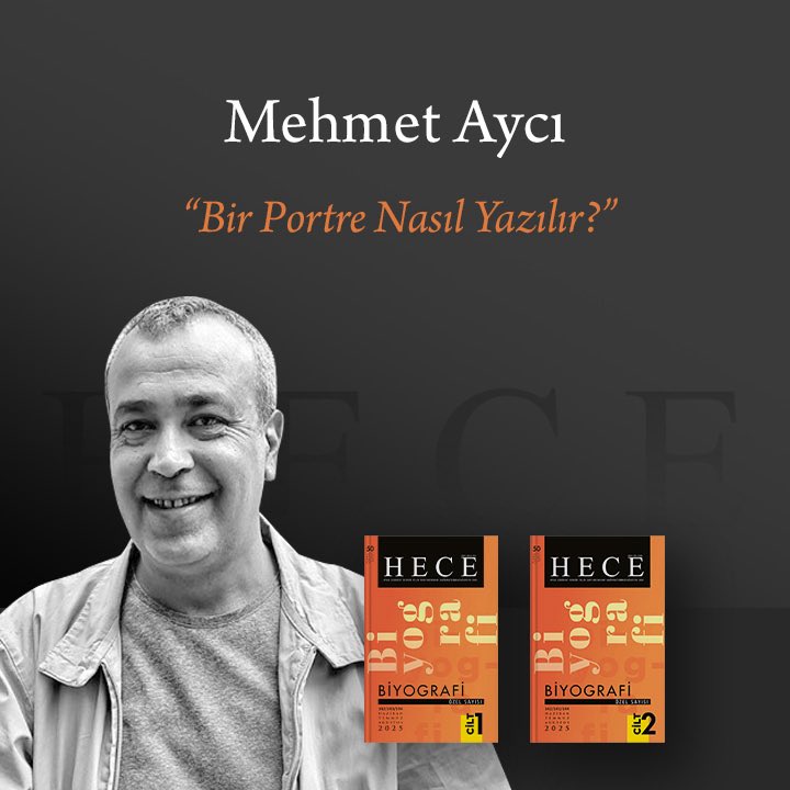 HECE (@hecedergisi) on Twitter photo 🔶 Mehmet Aycı
📙“Bir Portre Nasıl Yazılır?” adlı yazısıyla
🟠 Hece Biyografi Özel Sayısı’nda.
<a href="/Mehmetayci/">Mehmet Aycı</a> 🔶 Mehmet Aycı
📙“Bir Portre Nasıl Yazılır?” adlı yazısıyla
🟠 Hece Biyografi Özel Sayısı’nda.
<a href="/Mehmetayci/">Mehmet Aycı</a>