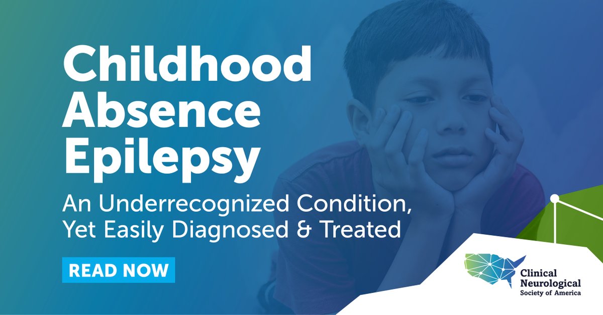NeuroAmerica's tweet image. #DYK? #CAE is usually diagnosed in otherwise healthy and normally developing children when they are between the ages of 4 and 10.
Learn more: bit.ly/4bvco3l