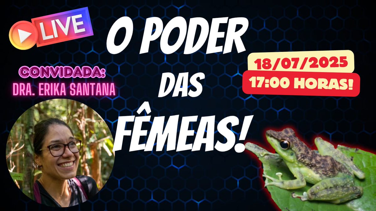 DhiordanLove's tweet photo. Pessoal, a nossa live é daqui a pouquinho, as 17:00 horas, iremos conversar com a maravilhosa @Erika_MSantana sobre as fêmeas e suas características reprodutivas 😁
Esperamos vcs na nossa conversa! 
https://t.co/kl5PTEl5ub https://t.co/OETmzYb53P
