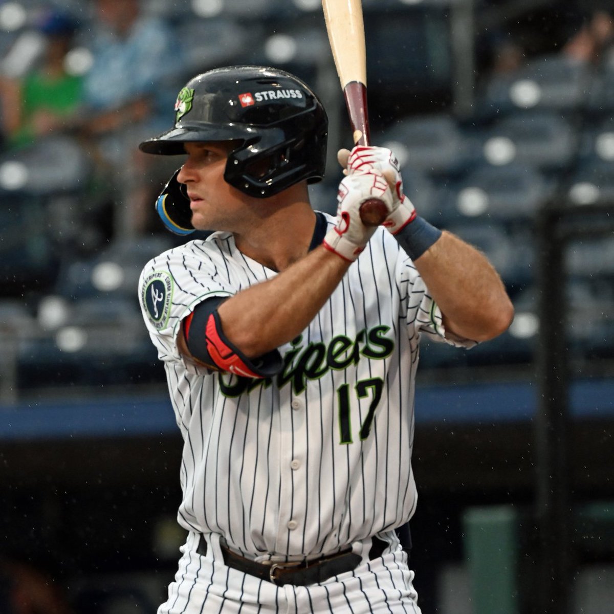 DaveLezotte's tweet image. Entering tonight's game, INF Luke Waddell has reached base safely in 31 of 34 games (91.2%) with the @GoStripers this season. He's slashing .305/.430/.381 and has drawn more walks (26) than he has struck out (19).
#StripersNotes