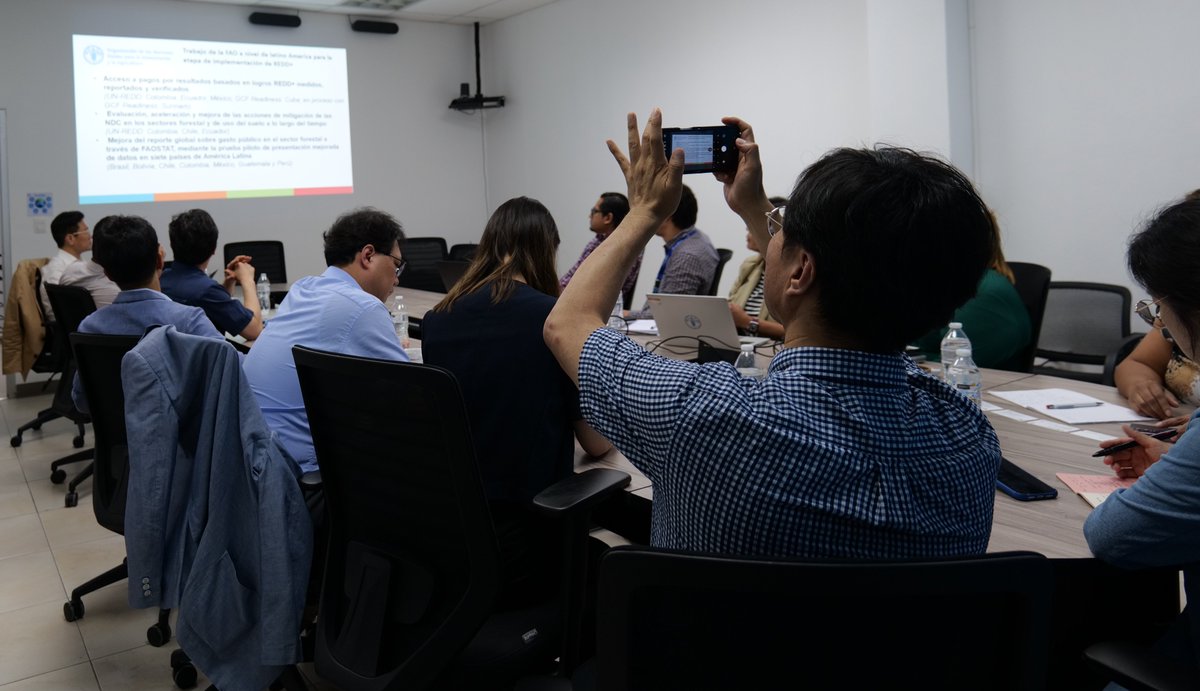 FAOHonduras's tweet image. 📍Tegucigalpa
🤝 La Delegación del Servicio Forestal de la República de Corea se reúne con el equipo de @FAOHonduras para fortalecer la cooperación en torno a #REDD+.
 🌱 Un paso hacia la gestión sostenible de los bosques y la acción climática conjunta.
#CooperaciónInternacional