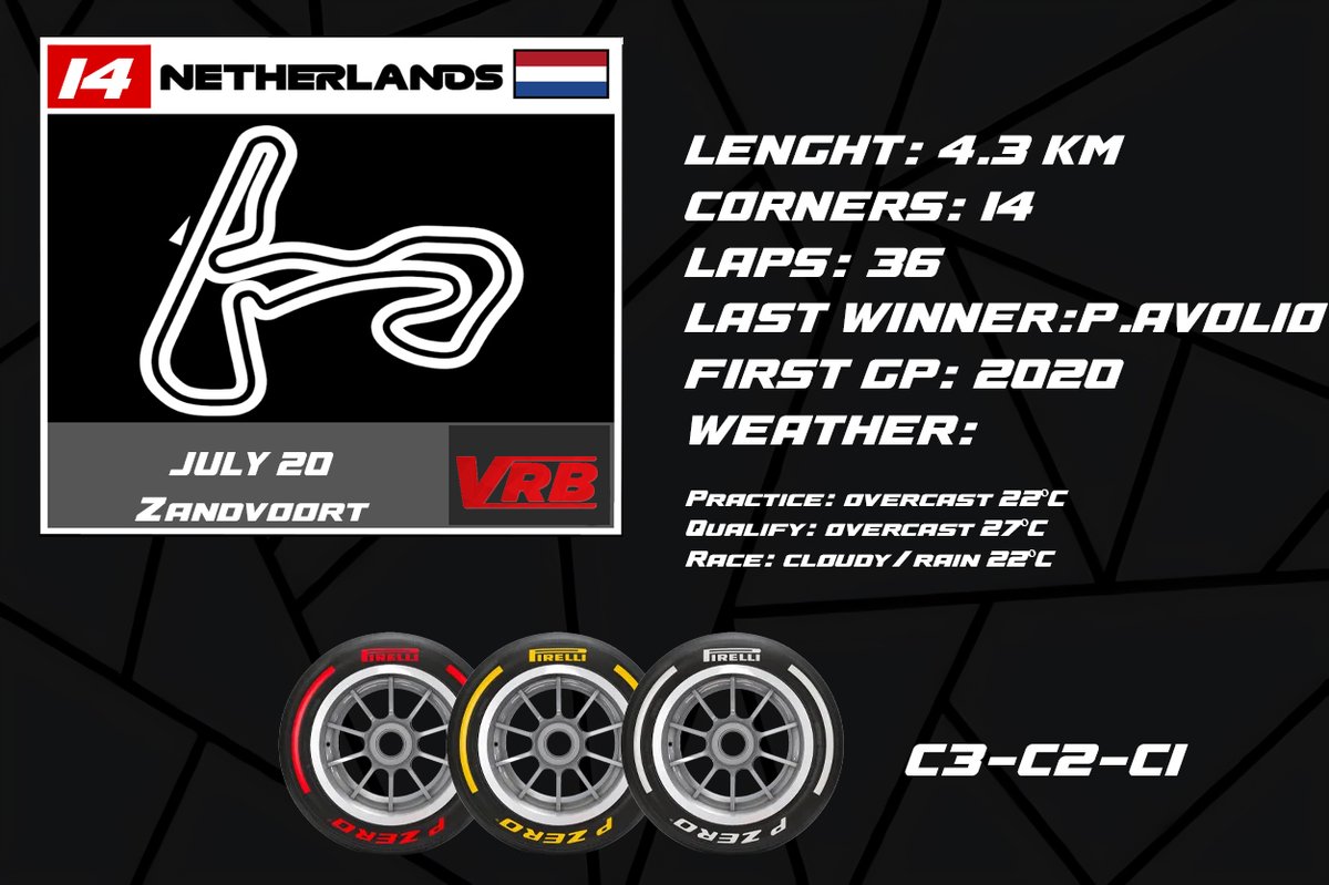 VRB Dutch GP is here! Zandvoort’s calling and the grid is ready to roar. Banked turns, bold moves, and virtual chaos incoming. Who’ll tame the Dutch dunes? 

📅 July 20