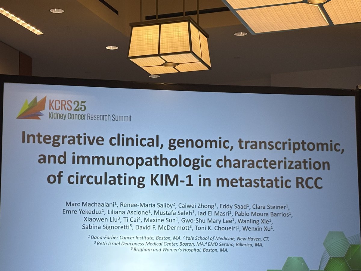 Zeynep Irem Ozay, MD (@ziremozay) on Twitter photo 🌟Happening now at #KCRS25👉 <a href="/MarcMachaalani/">Marc Machaalani, MD</a> presenting an integrative clinical, genomic, transcriptomic and immunopathologic analysis of circulating KIM-1 in metastatic RCC #kidneycancer👇
<a href="/kidneycan/">KidneyCAN</a> <a href="/OncoAlert/">OncoAlert</a> <a href="/urotoday/">UroToday.com</a> 🌟Happening now at #KCRS25👉 <a href="/MarcMachaalani/">Marc Machaalani, MD</a> presenting an integrative clinical, genomic, transcriptomic and immunopathologic analysis of circulating KIM-1 in metastatic RCC #kidneycancer👇
<a href="/kidneycan/">KidneyCAN</a> <a href="/OncoAlert/">OncoAlert</a> <a href="/urotoday/">UroToday.com</a>