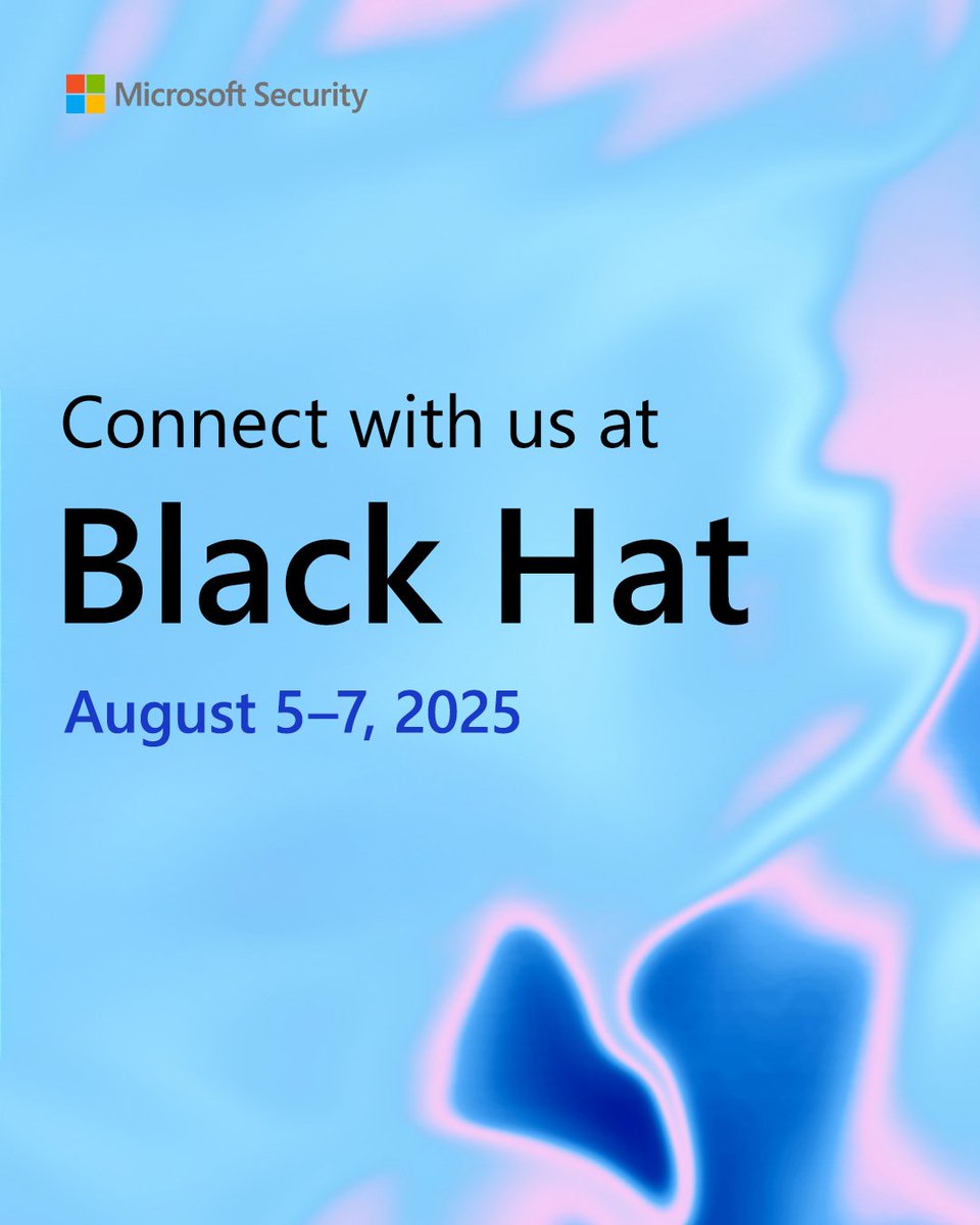 msftsecurity's tweet image. Connect with industry peers, as well as our threat intel, incident response, and Microsoft Security Copilot teams at Black Hat. Learn more:
msft.it/6015sB2c7 #BHUSA