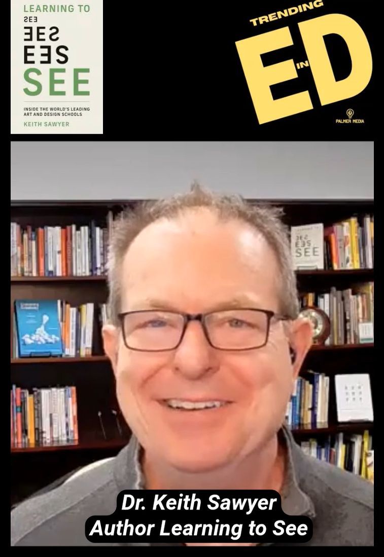 I was interviewed by Mike Palmer for the podcast "Trending in Education" and he made this a cool YouTube #short youtube.com/shorts/RGS_JBA…