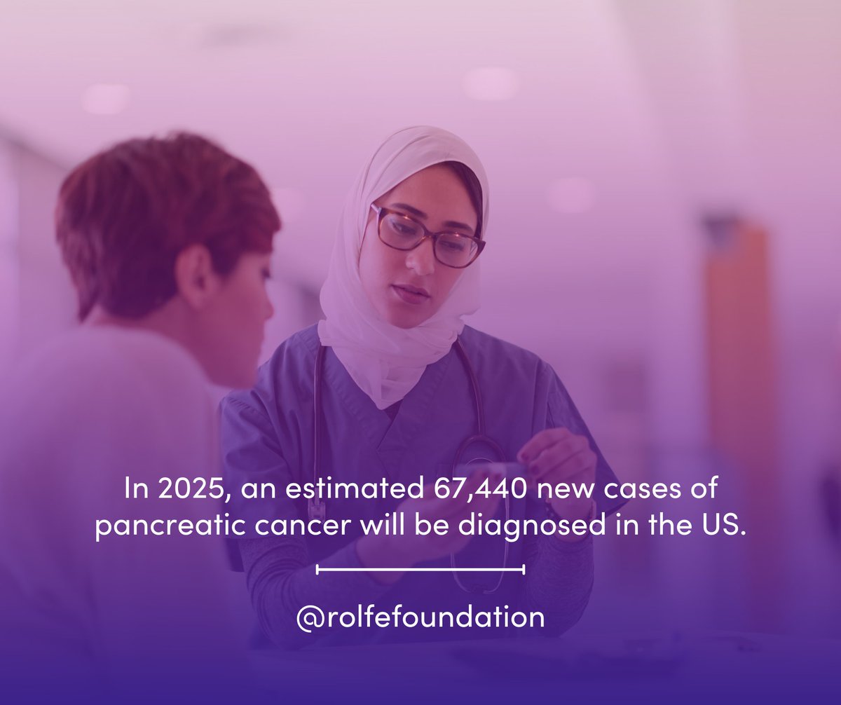 RolfeFoundation's tweet image. In 2025, over 67,000 new #PancreaticCancer cases are expected—making #EarlyDetection & support more critical than ever.💜
We provide personalized resources to guide patients & families every step of the way.
➡️ Learn more: ow.ly/x85250WlXGz
Source: American Cancer Society