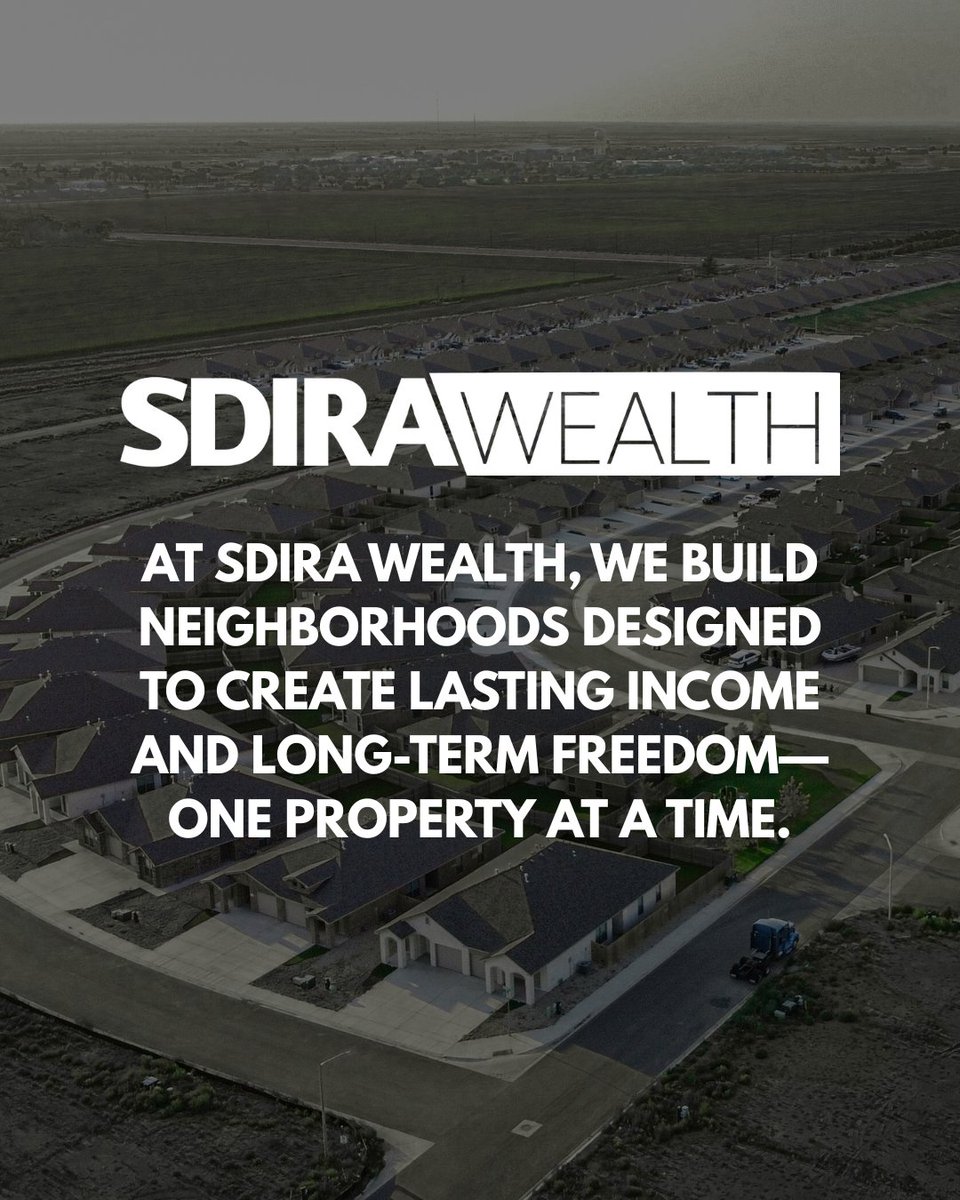 SDIRABuild2Rent's tweet image. At SDIRA Wealth, we build real estate in high-demand markets for reliable, long-term rental income. Invest in a proven plan for real freedom! 

#SDIRAWealth #BuildWithPurpose #Freedom5Formula #PassiveIncome