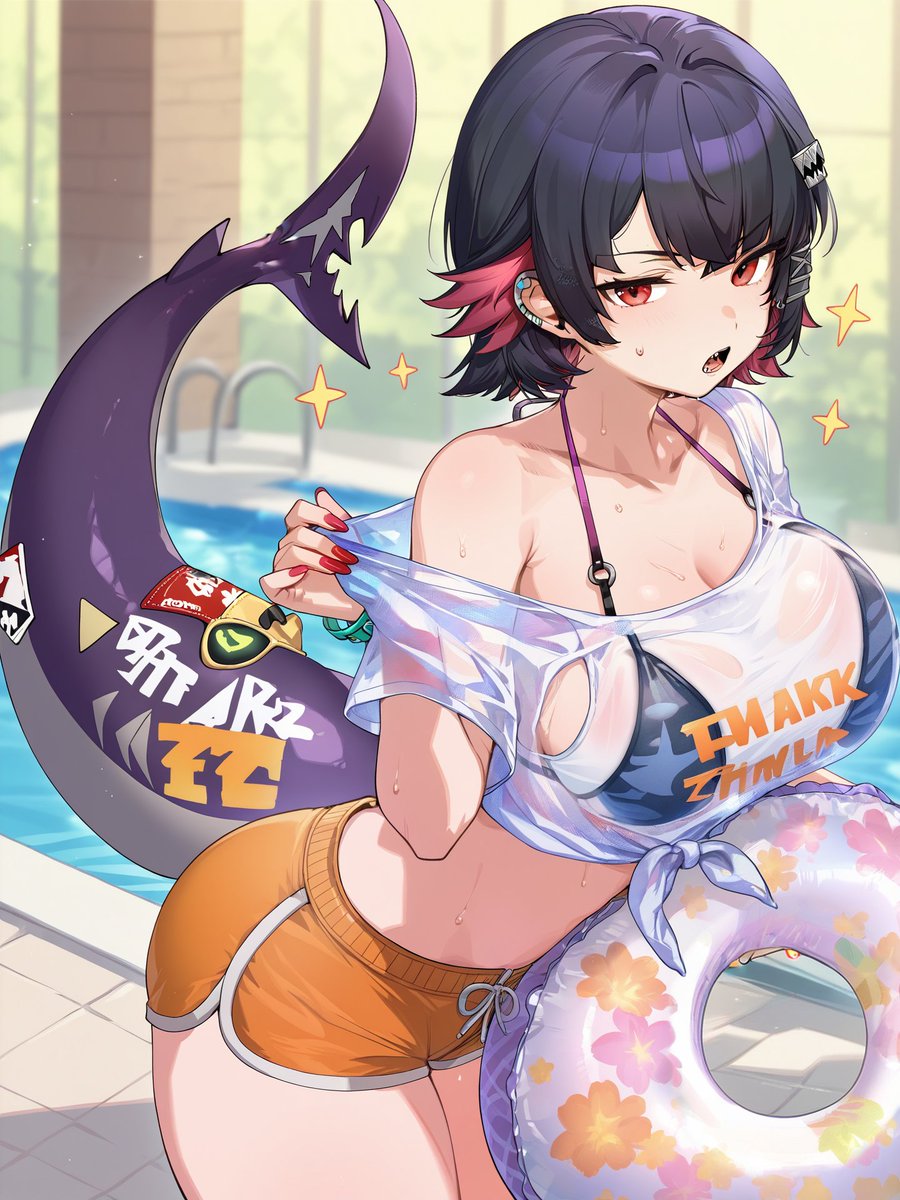 #zzzero    #ゼンゼロ   
EllenJoe / エレン・ジョー
リンちゃん水着のエレン・・・🦈