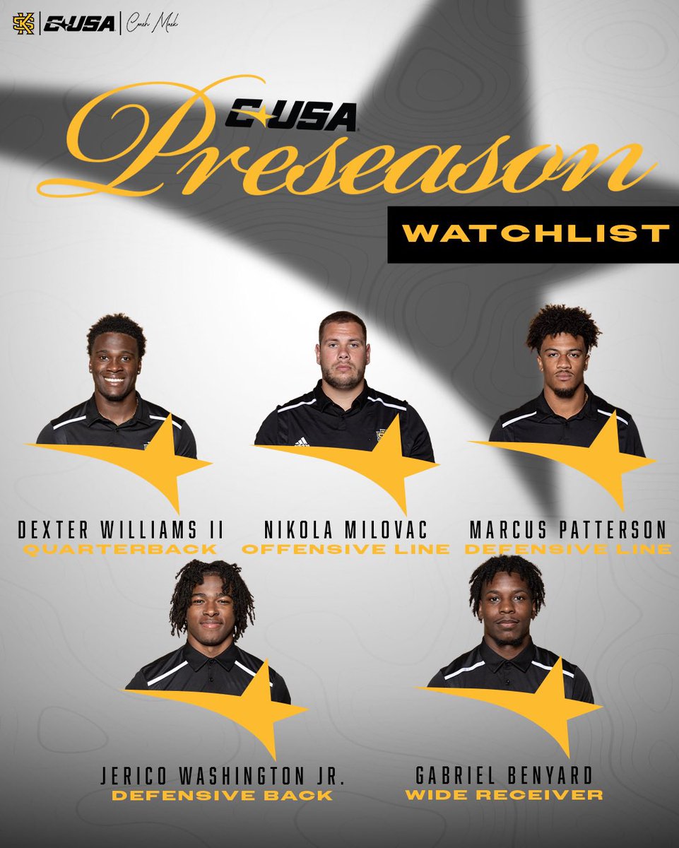 kennesawstfb's tweet image. On the Watchlist ๐
๐ฐ tinyurl.com/2692x32h
#SeeUs | #HootyHoo