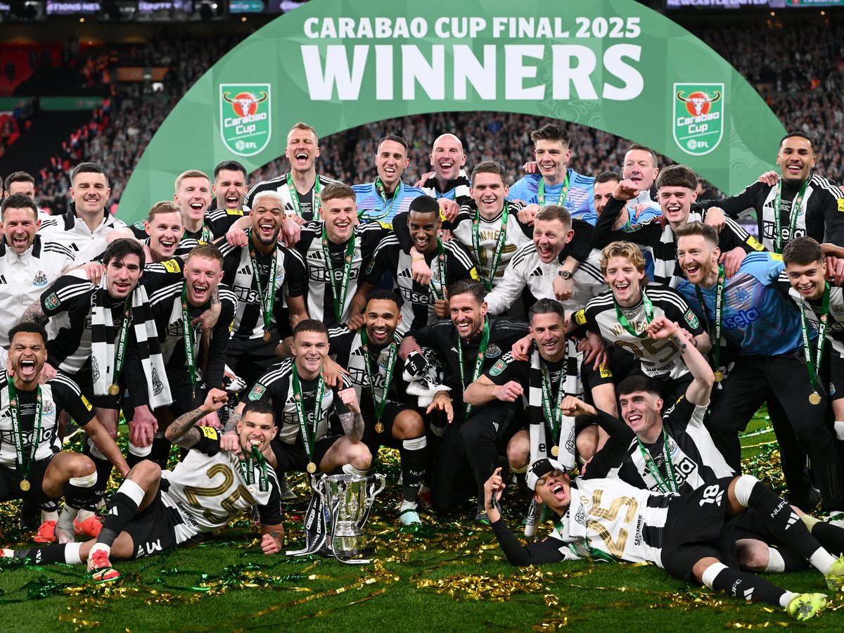balls_philip's tweet image. Seeing quite a few accounts turning on our owners. Time to bring this one back out.
First domestic trophy in 70 years + UCL once again.
Yes it’s frustrating we’ve only made one signing, but it’s not through lack of trying/ambition.
6 weeks of the window left. Chill. #NUFC