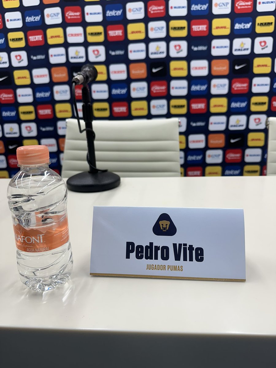Todo listo para la presentación de Pedro Vite como nuevo jugador de #Pumas