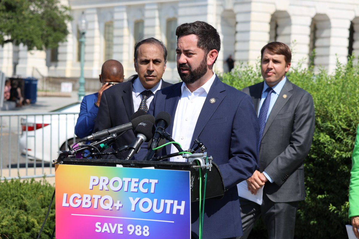 RepMikeLawler's tweet image. I’m proud to join the bipartisan effort to maintain the 988 line service. Since its launch in 2022, the LGBTQ+ specialized line within 988 has responded to more than 1.3 million calls, texts, and chats. That is more than 2,100 contacts every single day. Every one of those…