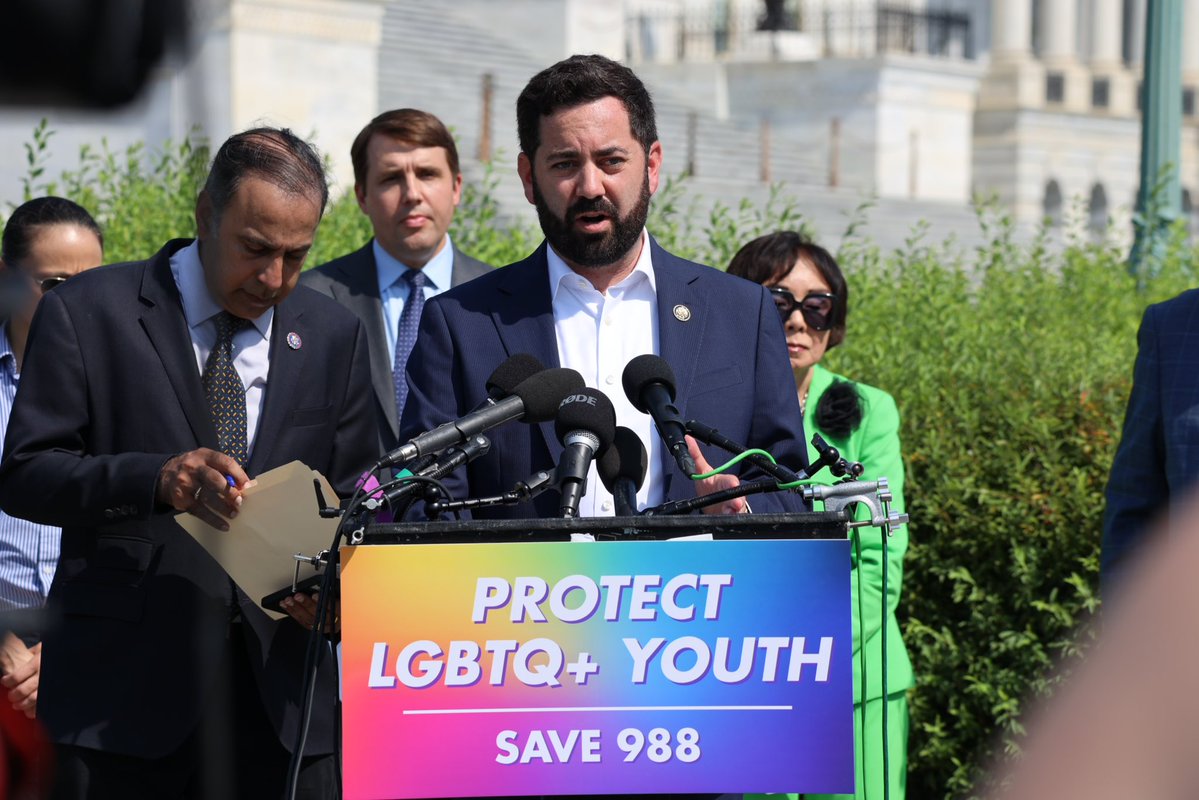 RepMikeLawler's tweet image. I’m proud to join the bipartisan effort to maintain the 988 line service. Since its launch in 2022, the LGBTQ+ specialized line within 988 has responded to more than 1.3 million calls, texts, and chats. That is more than 2,100 contacts every single day. Every one of those…