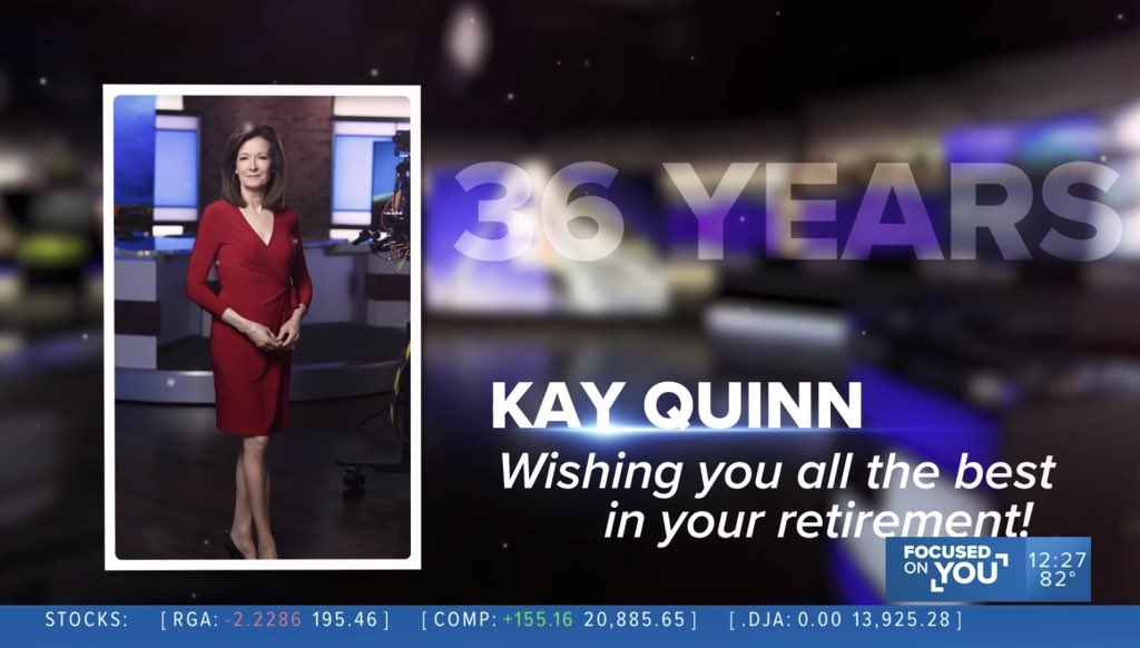 MarkMaxwellTV's tweet image. Today is officially Kay Quinn Day in St Louis City and County. After 36 years at @KSDKNews, an iconic local news legend is signing off our air one last time.
There won’t be anyone who can adequately replace her. We can just aim to live up to the high standard she set every day.