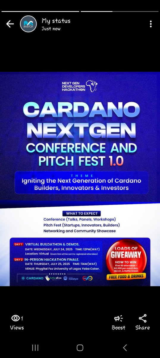 drhowardcelt's tweet image. I will be attending 
#nextgendeveloper
#oraclecloudworld25
#Cardano @nextgendevelop 
@NigEducation 
@nigyou
