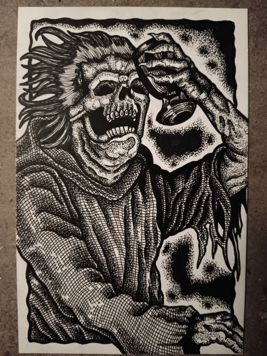 TheOuterChurch's tweet photo. Another day, another ghoul.

#art #Deathmetal https://t.co/xj9H7AVmsO
