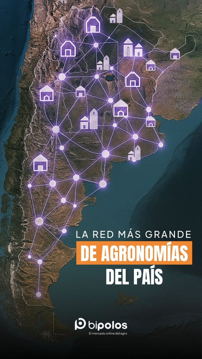 Bipolos_Arg's tweet photo. 👉¿Sabías que somos la red de agronomías más grande del país?

✅Podés comprar insumos de primeras marcas o sumarte si sos distribuidor.

La red no para de crecer... ¿qué estás esperando? 

#Agro #Campo #Agronomías #Bipolos #Agtech #CampoArgentino https://t.co/JWuxPvlfM3