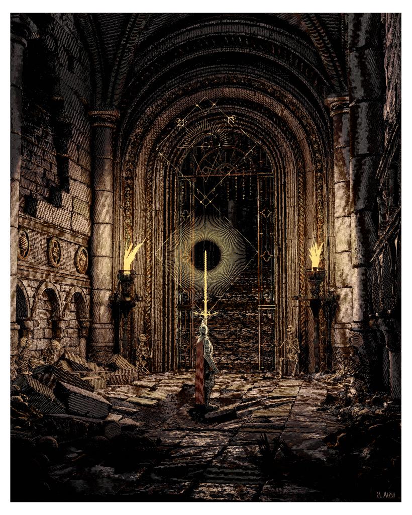 Wielding The Dawn Chaser.