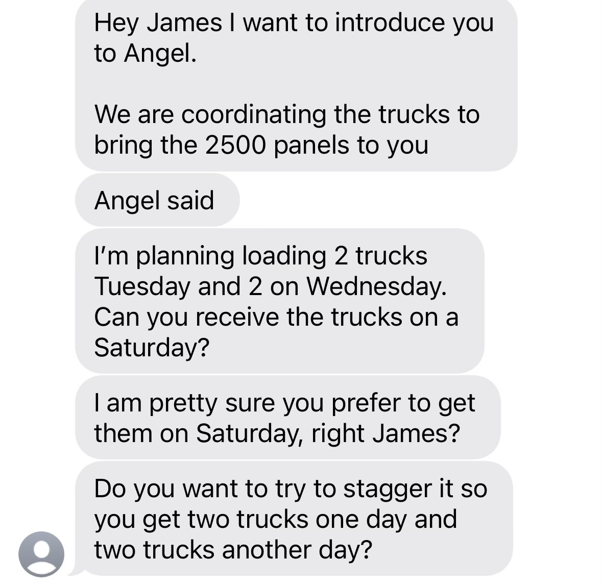 100AcresRanch's tweet image. Lfg! 4 semi trucks full of panels. Send it! I’ll stop working when I’m dead. Ranch edition and end of research means It’s time to pump!!