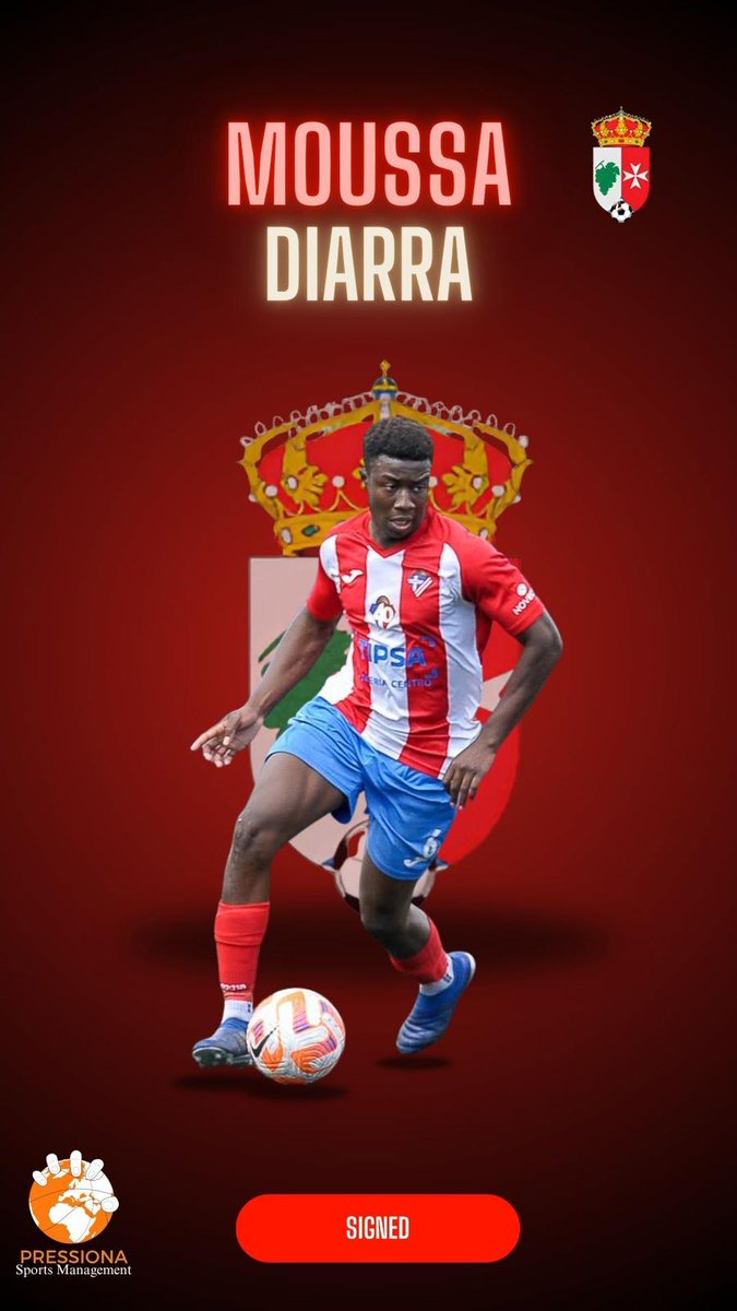 PressionaSoccer's tweet photo. 🅽🅴🆆 🆂🅸🅶🅽🅸🅽🅶 ✍️💼

💥 @moussajr_8 se une al @cd_villaralbo para la temporada 2️⃣5️⃣/2️⃣6️⃣.

⚙️ Centrocampista defensivo
💪 Potencia, táctica y compromiso
🔵 Procedente del Poli Almería
🇪🇸 Ex de la Selección Andaluza

Moussa llega para reforzar nuestro centro del campo❗ https://t.co/OGLXlWEyoU