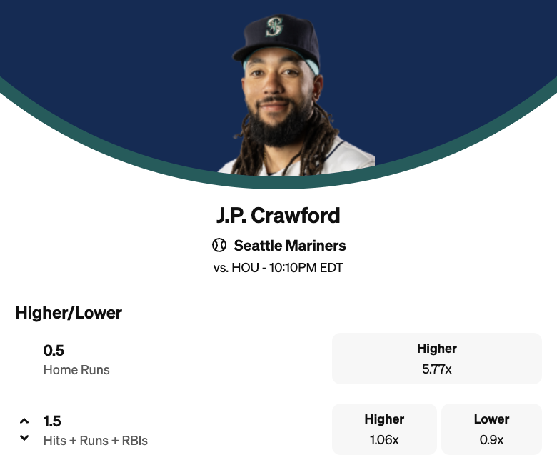 UnderdogPicks's tweet image. J.P. Crawford entered the All-Star Break on a 14-game hit streak 🔥