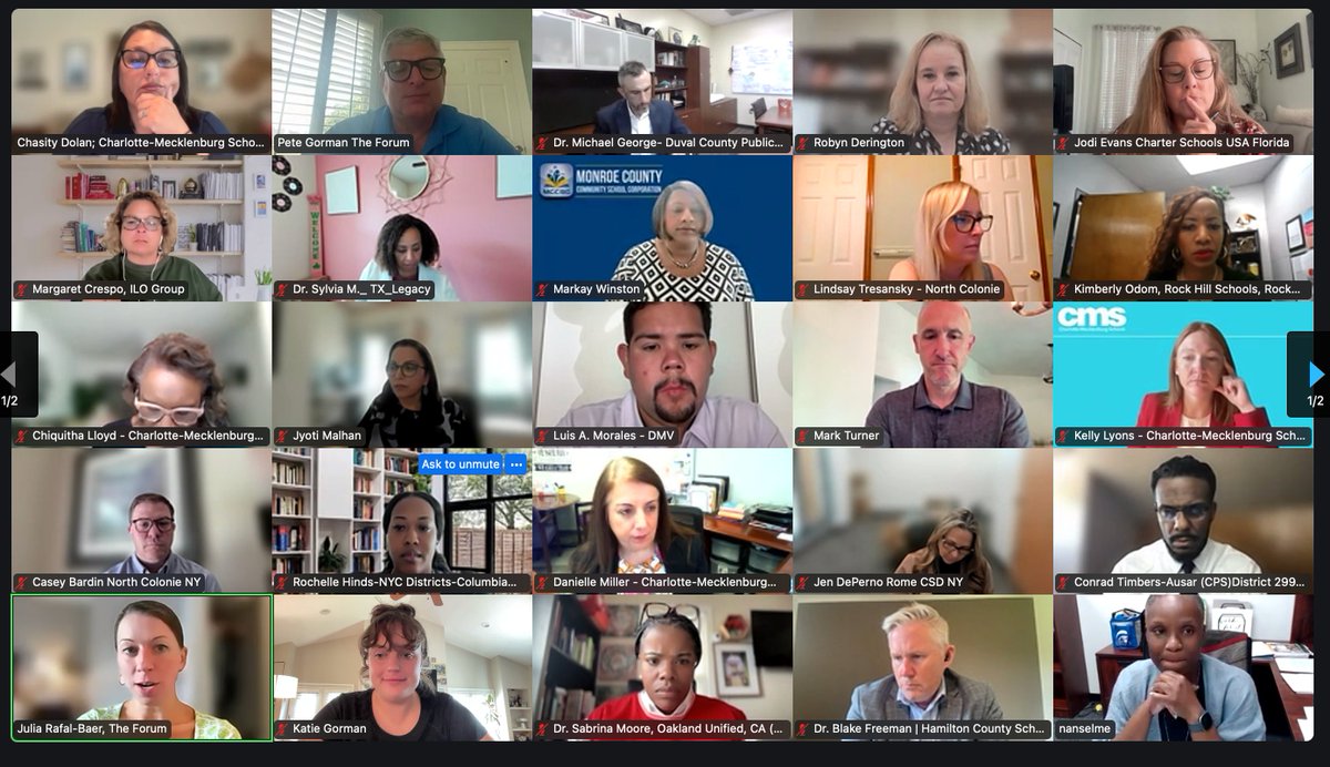 WeAreTheForum's tweet image. #WeAreTheForum&apos;s Cohort 9 gears up for interview prep with our expert facilitators! #LeadershipMatters